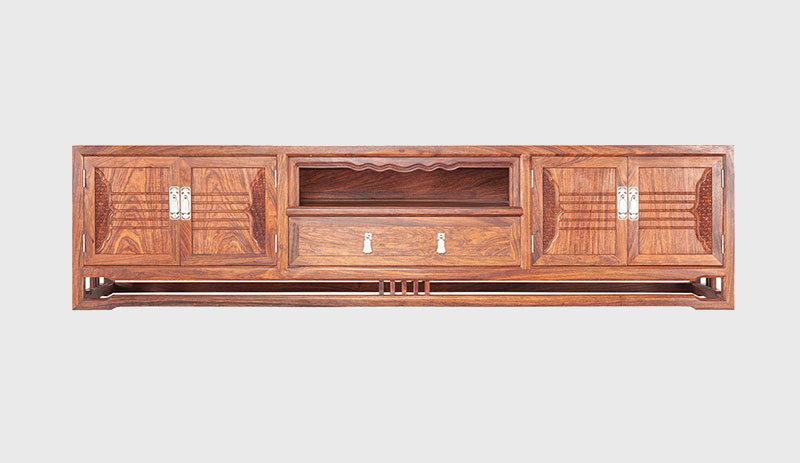 合肥刺猬紫檀电视柜低柜现代中式全实木电视柜客厅高低柜